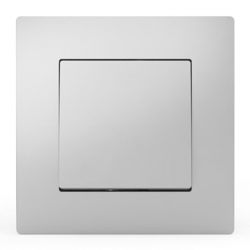 TKE-PX-V1F-C03 Выключатель 1-кл. СП Pixel 10А IP20 в сборе алюм. TOKOV ELECTRIC  фото 2