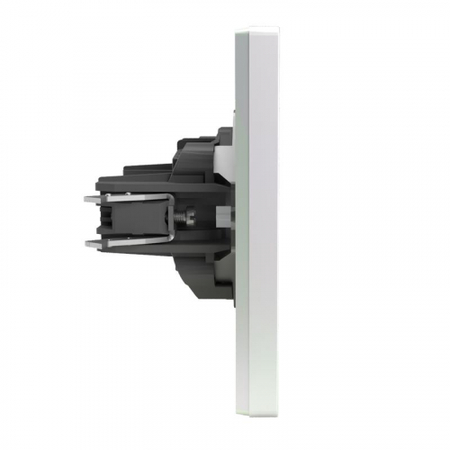 TKE-PX-R1F-C04 Розетка 1-м СП Pixel 16А IP20 без заземл. в сборе перламутр. TOKOV ELECTRIC  фото 4