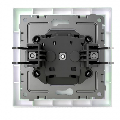 TKE-PX-R1F-C04 Розетка 1-м СП Pixel 16А IP20 без заземл. в сборе перламутр. TOKOV ELECTRIC  фото 5