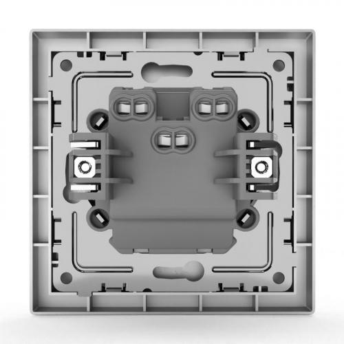 TKE-PX-V2F-C03 Выключатель 2-кл. СП Pixel 10А IP20 в сборе алюм. TOKOV ELECTRIC  фото 5