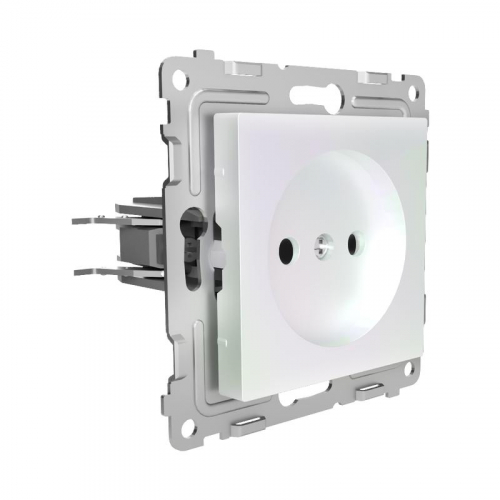 TKE-PX-R1SF-C04 Розетка 1-м СП Pixel 16А IP20 без заземл. защ. шторки механизм перламутр. TOKOV ELECTRIC  фото 3