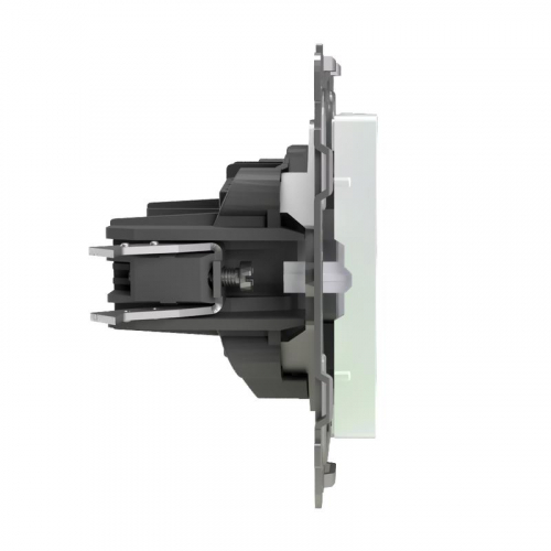 TKE-PX-R1SF-C04 Розетка 1-м СП Pixel 16А IP20 без заземл. защ. шторки механизм перламутр. TOKOV ELECTRIC  фото 4