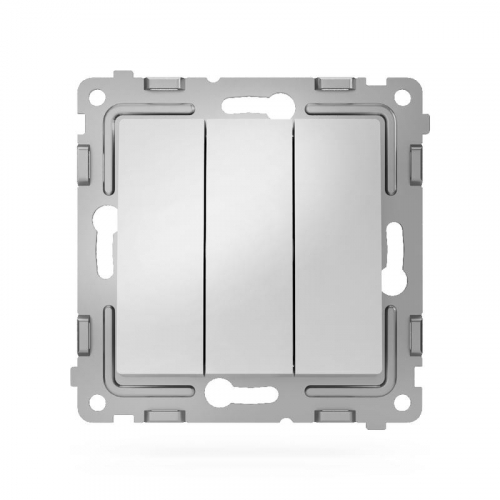 TKE-PX-V3-C03 Выключатель 3-кл. СП Pixel 10А IP20 механизм алюм. TOKOV ELECTRIC  фото 2