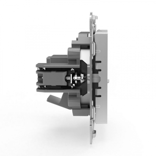 TKE-PX-RT1-C03 Розетка телефонная 1-м СП Pixel RJ11 механизм алюм. TOKOV ELECTRIC  фото 4