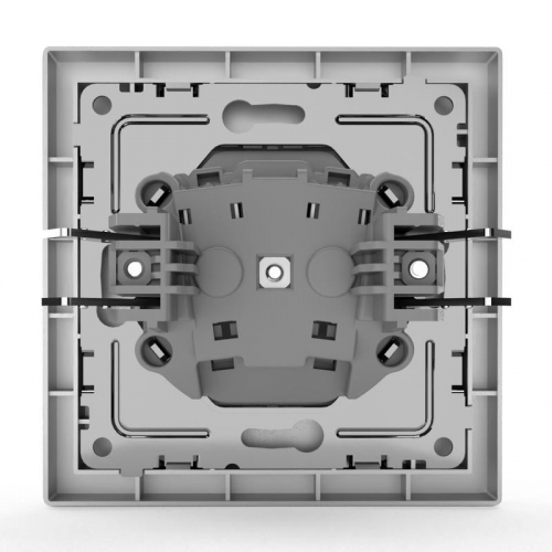 TKE-PX-R1F-C03 Розетка 1-м СП Pixel 16А IP20 без заземл. в сборе алюм. TOKOV ELECTRIC  фото 5