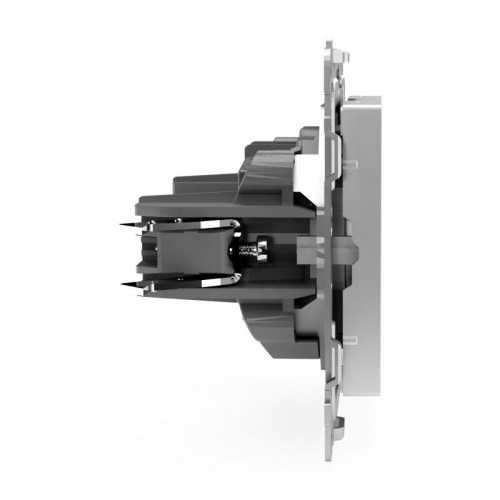 TKE-PX-R1-C03 Розетка 1-м СП Pixel 16А IP20 без заземл. механизм алюм. TOKOV ELECTRIC  фото 4