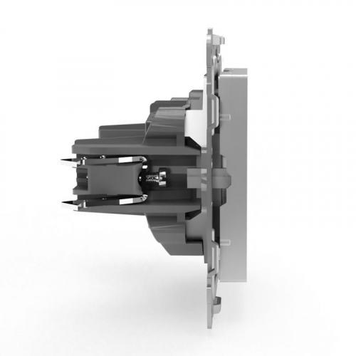 TKE-PX-R1Z-C03 Розетка 1-м СП Pixel 16А IP20 с заземл. механизм алюм. TOKOV ELECTRIC  фото 4