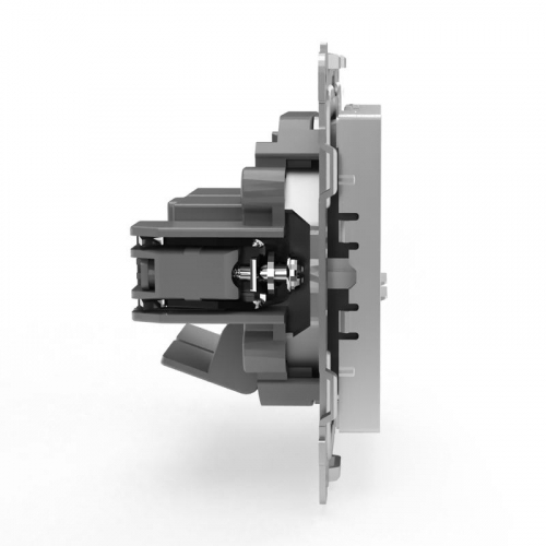 TKE-PX-RC2-C03 Розетка компьютерная 2-м СП Pixel RJ45 кат.5E механизм алюм. TOKOV ELECTRIC  фото 4