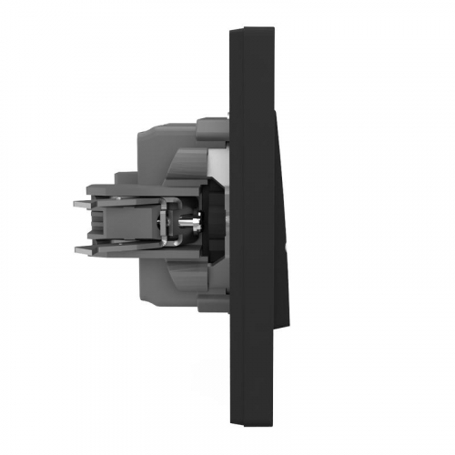TKE-PX-V1F-C14 Выключатель 1-кл. СП Pixel 10А IP20 в сборе карбон TOKOV ELECTRIC  фото 4