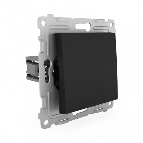 TKE-PX-V1-C14 Выключатель 1-кл. СП Pixel 10А IP20 механизм карбон TOKOV ELECTRIC  фото 3