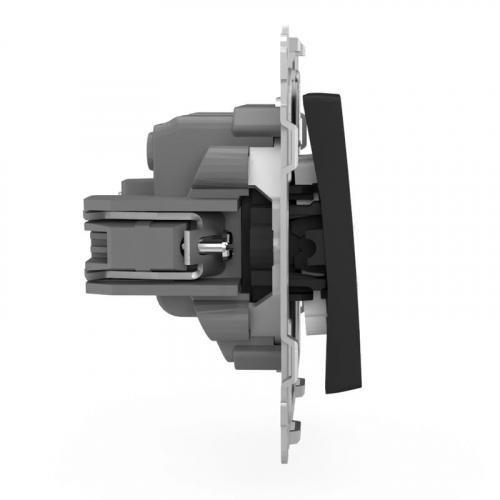 TKE-PX-V2-C14 Выключатель 2-кл. СП Pixel 10А IP20 механизм карбон TOKOV ELECTRIC  фото 4
