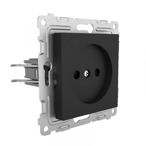 TKE-PX-R1-C14 Розетка 1-м СП Pixel 16А IP20 без заземл. механизм карбон TOKOV ELECTRIC  фото 3