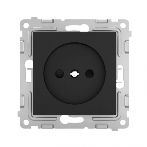 TKE-PX-R1SF-C14 Розетка 1-м СП Pixel 16А IP20 без заземл. защ. шторки механизм карбон TOKOV ELECTRIC  фото 2