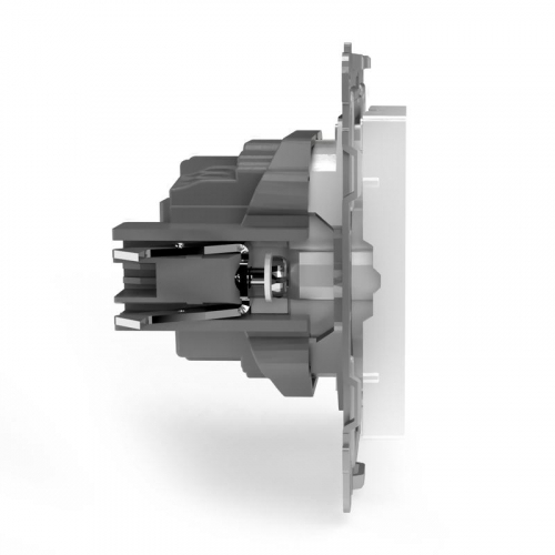 TKE-PX-R1SF-C14 Розетка 1-м СП Pixel 16А IP20 без заземл. защ. шторки механизм карбон TOKOV ELECTRIC  фото 4