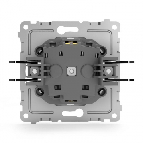 TKE-PX-R1SF-C14 Розетка 1-м СП Pixel 16А IP20 без заземл. защ. шторки механизм карбон TOKOV ELECTRIC  фото 5