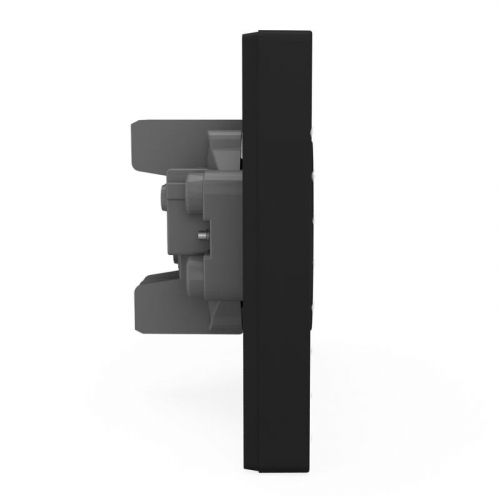 TKE-PX-R2F-C14 Розетка 2-м СП Pixel 16А IP20 без заземл. в сборе карбон TOKOV ELECTRIC  фото 4
