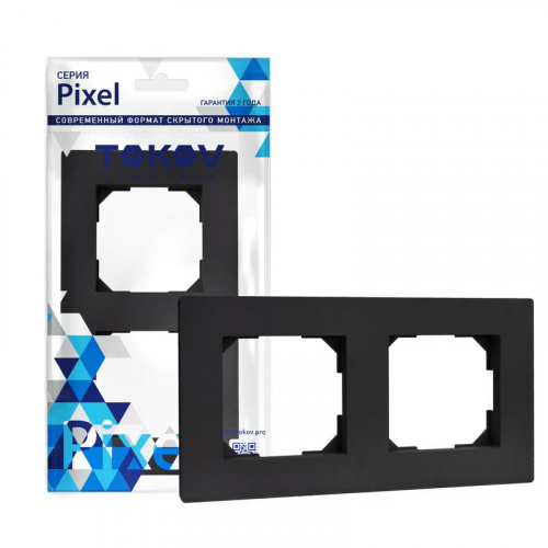 TKE-PX-RM2-C14 Рамка 2-м Pixel универс. карбон TOKOV ELECTRIC 