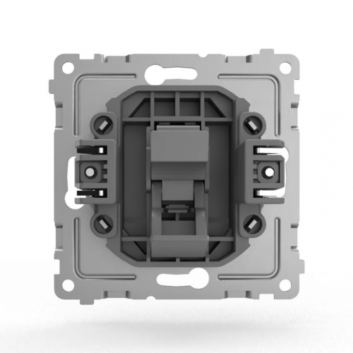 TKE-PX-RC1-C14 Розетка компьютерная 1-м СП Pixel RJ45 кат.5E механизм карбон TOKOV ELECTRIC  фото 5