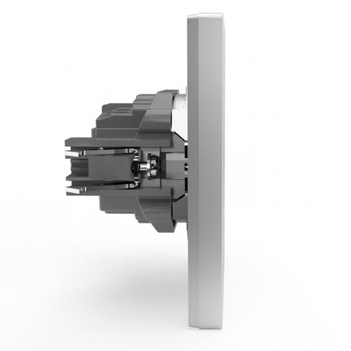 TKE-PX-R1FZSF-C03 Розетка 1-м СП Pixel 16А IP20 с заземл. защ. шторки в сборе алюм. TOKOV ELECTRIC  фото 4