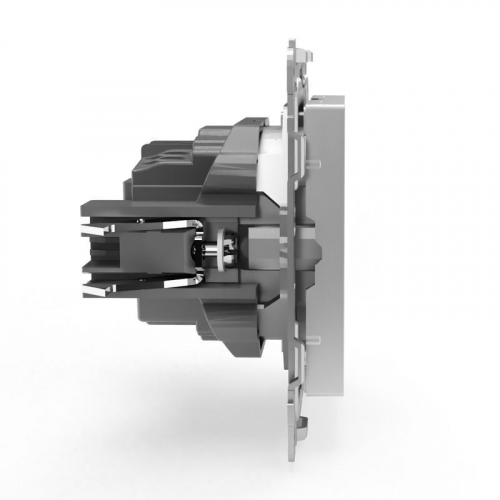 TKE-PX-R1ZSF-C03 Розетка 1-м СП Pixel 16А IP20 с заземл. защ. шторки механизм алюм. TOKOV ELECTRIC  фото 4