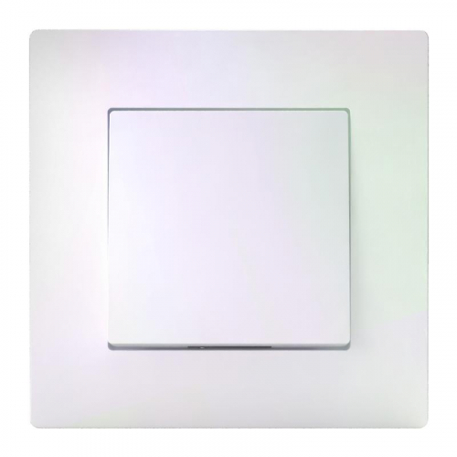 TKE-PX-V1F-C04 Выключатель 1-кл. СП Pixel 10А IP20 в сборе перламутр. TOKOV ELECTRIC  фото 2