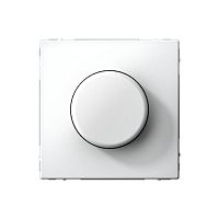 GAL000123 Светорегулятор поворотно-нажимной (диммер) ArtGallery LED RC 400Вт механизм бел. SE 