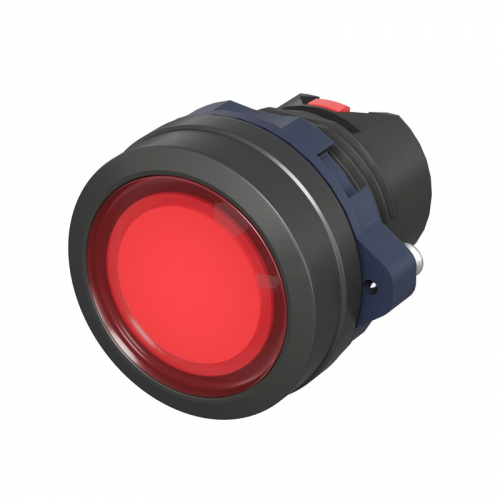 M22P-FMLRP Головка кнопки плоская прозрачная без фиксации красн. DKC 