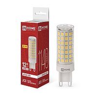 4690612060323 Лампа светодиодная LED-JCD 12Вт 230В G9 4000К 1140лм IN HOME 
