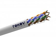 TKL-C06-U42CCA-5E-305-PVC Кабель витая пара U/UTP 4х2х24 AWG кат.5E CCA PVC indoor Fluke tested 305м (м) TOKOV ELECTRIC 