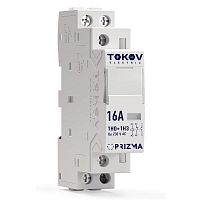 TKE-PZ-MC-1-16-230-11 Контактор модульный 18мм 16А 230В АС 1НО 1НЗ PRIZMA TOKOV ELECTRIC 