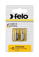 02608036 Бита Industrial TX 8х25 на блистере (уп.2шт) FELO 