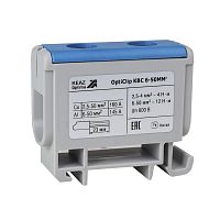 351040 Клемма вводная силовая OptiClip КВС 6-50 син. КЭАЗ 