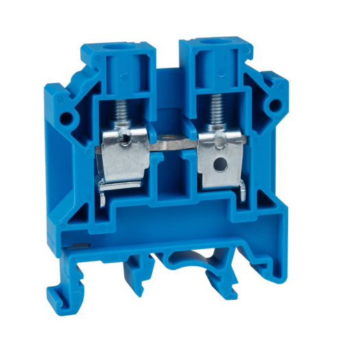 289776 Клемма проходная винтовая OptiClip CTS-6-I-BU-41A-(0.5-6) син. КЭАЗ 