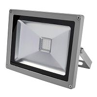 1005908 Прожектор светодиодный PFL-20W/RGB-RC/GR 20Вт IP65 ДО JazzWay 