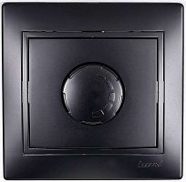 701-4242-115 Светорегулятор СП 800Вт Mira со вставкой черн. бархат LEZARD 
