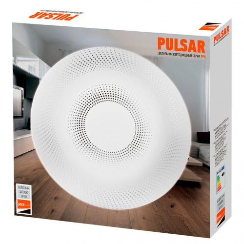 5024762 Светильник светодиодный декоративный PPB Pulsar 36Вт 4000К IP20 d380х65 настенно-потолочный бытовой JazzWay  фото 7