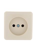 751-0300-121 Розетка 1-м ОП Viola 16А IP20 без заземл. крем. LEZARD 