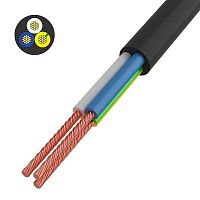 01-8043-10 Провод ПВС 3x0.75 Ч (уп.10м) Rexant 