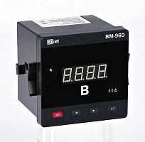 50358DEK Вольтметр цифровой ВМ-72D 3ф вх. 100В 72х72мм LED-дисплей DEKraft 