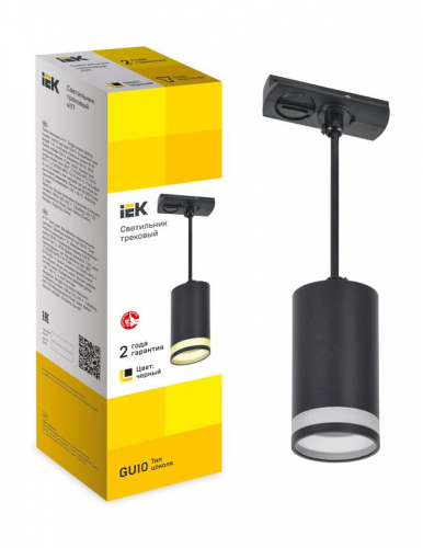 LT-UCB0-4117-GU10-1-K02 Светильник 4117 декоративный трековый подвесной GU10 черн. IEK  фото 2