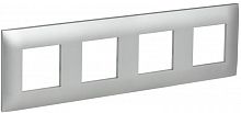 SK-M42-K23 Рамка 4-м SKANDY SK-F04S серебр. IEK 