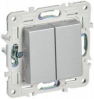 SK-V22-0-10-K23 Выключатель проходной 2-кл. SKANDY 10А SK-V05S серебр. IEK 