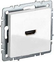 BR-H10-K01 Розетка СП BRITE HDMI РHDMI-0-БрБ механизм бел. IEK 