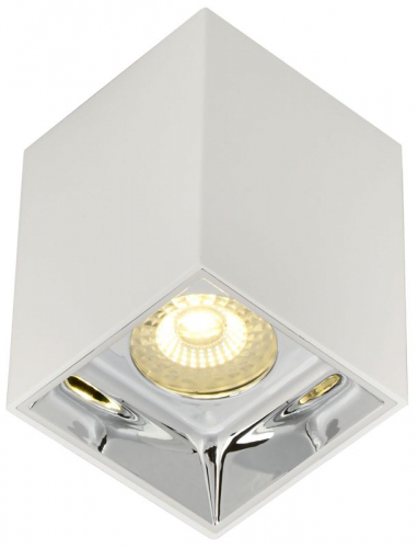 LT-UPB0-4112-GU10-1-K23 Светильник 4112 накладной поворотный GU10 бел./хром пласт. IEK  фото 3