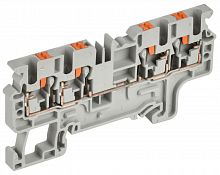 YCT22-00-4-K03-002 Колодка клеммная CP-MC 4 вывода 2.5кв.мм сер. IEK 