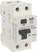 AR-R10N-2-040A100 Выключатель дифференциального тока (УЗО) 2п 40А 100мА тип A ВДТ R10N ARMAT IEK 