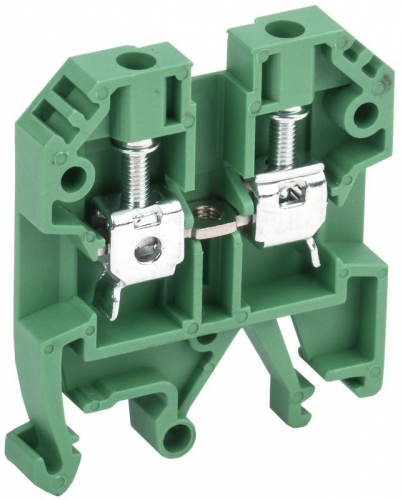 YZN30-004-K06 Клемма винтовая КВИ-4кв.мм зел. IEK 