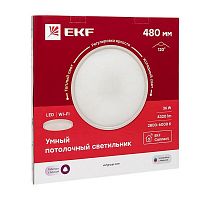 sclwf-480-cct Светильник потолочный Умный 480мм Connect EKF 