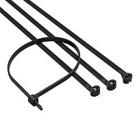21319SR Хомут кабельный 4.8х370 P6.6 с двойн. замком черн. (уп.100шт) DKC 