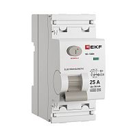 E1026MA2530 Выключатель дифференциального тока 2п 25А 30мА тип A 6кА ВД-100N электромех. PROxima EKF 